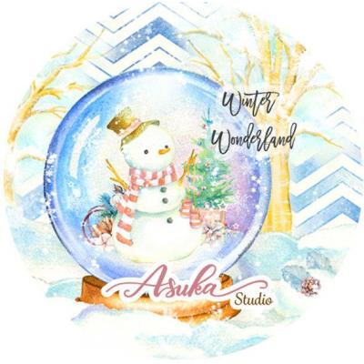 Asuka Studio Memory Place Winter Wonderland - Washi Tape